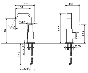 Смеситель Migliore Kvant 18766 для биде