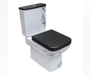 Напольный унитаз Della Quattro Wood 024 410 крышка микролифт