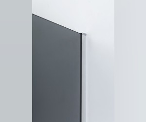 Душевое ограждение Cezares Liberta-L-1-110-GR-Cr 110 x 195 см, стекло графит, профиль хром