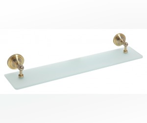 Полка стеклянная Bemeta Retro 144102247 60 x 12 x 8.7 см, бронза