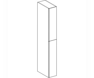 Шкаф-пенал Geberit Acanto 500.638.JK.2, 22 см, цвет тёмно-серый