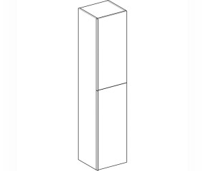 Шкаф-пенал Geberit Acanto 500.619.JK.2, 38 см, цвет тёмно-серый