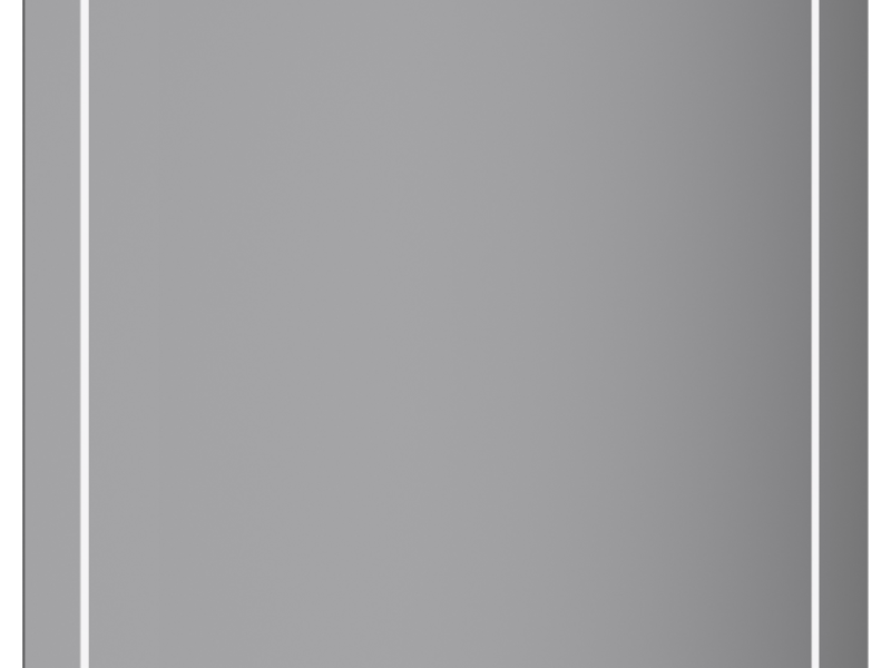 Зеркало со светодиодной подсветкой, сенсорным выключателем, регулятором освещенности и обогревом