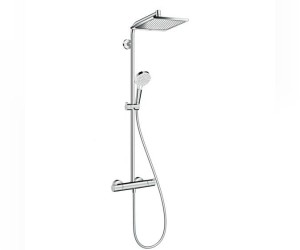 Душевая стойка Hansgrohe Crometta Е 240 1jet Showerpipe 27271000 240 мм (хром) с термостатом