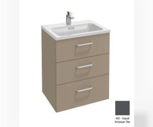 Тумба под раковину Jacob Delafon Vox 60 см, EB3000, серый антрацит