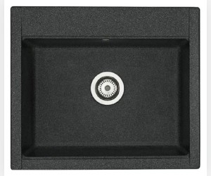 Мойка кухонная Акватон Делия 60, 1A715232LD210, 60.2 х 51.7 х 21.8 см, графит