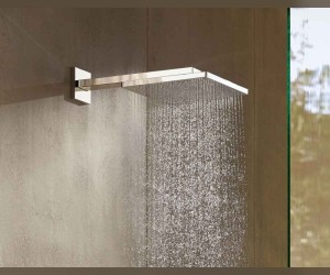 Верхний душ Hansgrohe Raindance 26238700, 300x300 мм, 1 режим струи, с держателем, белый матовый