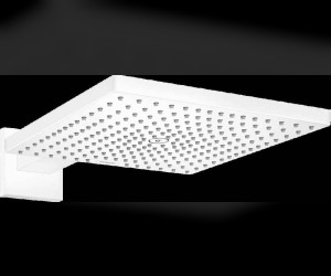 Верхний душ Hansgrohe Raindance 26238700, 300x300 мм, 1 режим струи, с держателем, белый матовый