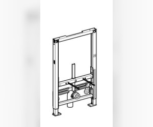 Инсталляция Geberit Duofix 111.524.00.1 для биде, низкая