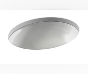 Раковина Jacob Delafon Vox EYI102-00, врезная снизу, 44 х 36 см, с переливным отверстием