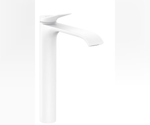 Смеситель для раковины Hansgrohe Vivenis, с донным клапаном, белый матовый, 75040700