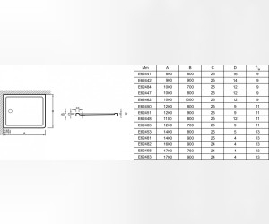 Поддон Jacob Delafon FLIGHT 90 x 90 см, серо-коричневый, E62442-F-M65, с антискользящим покрытием