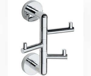 STELLA: Вешалка с 3 крючками, поворотная. BEMETA DESIGN