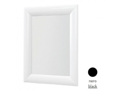 Зеркало ArtCeram Vela ACS003 03, цвет рамы - черный, 70 х 90 см
