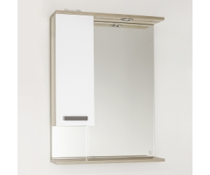 Зеркало-шкаф Style Line Ориноко 60/С ЛС-00000384, 60 см, левое, подвесное, белое/ориноко